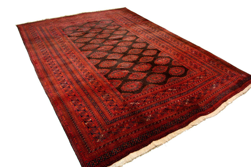 Afghan Teppich - Buchara 275 x 198 cm - rot