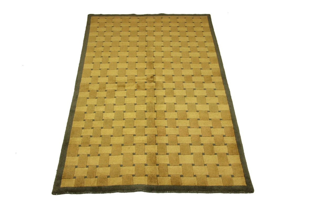 Nepal Teppich 245 x 155 cm - gold