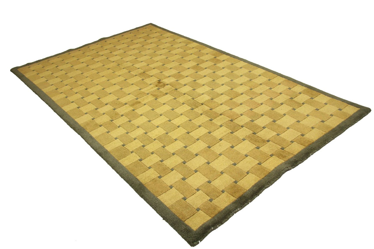 Nepal Teppich 245 x 155 cm - gold