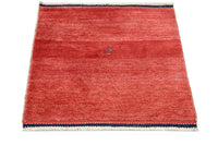 Gabbeh Teppich - Perser 111 x 111 cm - rot