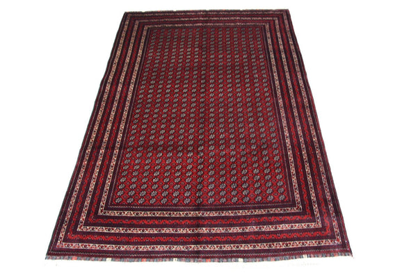 Afghan Teppich - Buchara 293 x 196 cm - rot