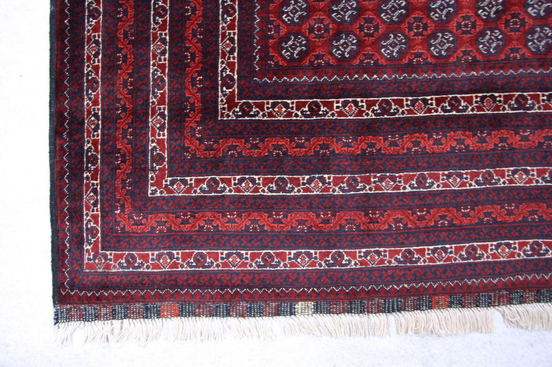 Afghan Teppich - Buchara 293 x 196 cm - rot