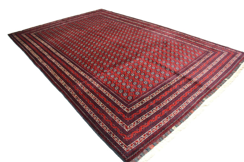 Afghan Teppich - Buchara 293 x 196 cm - rot