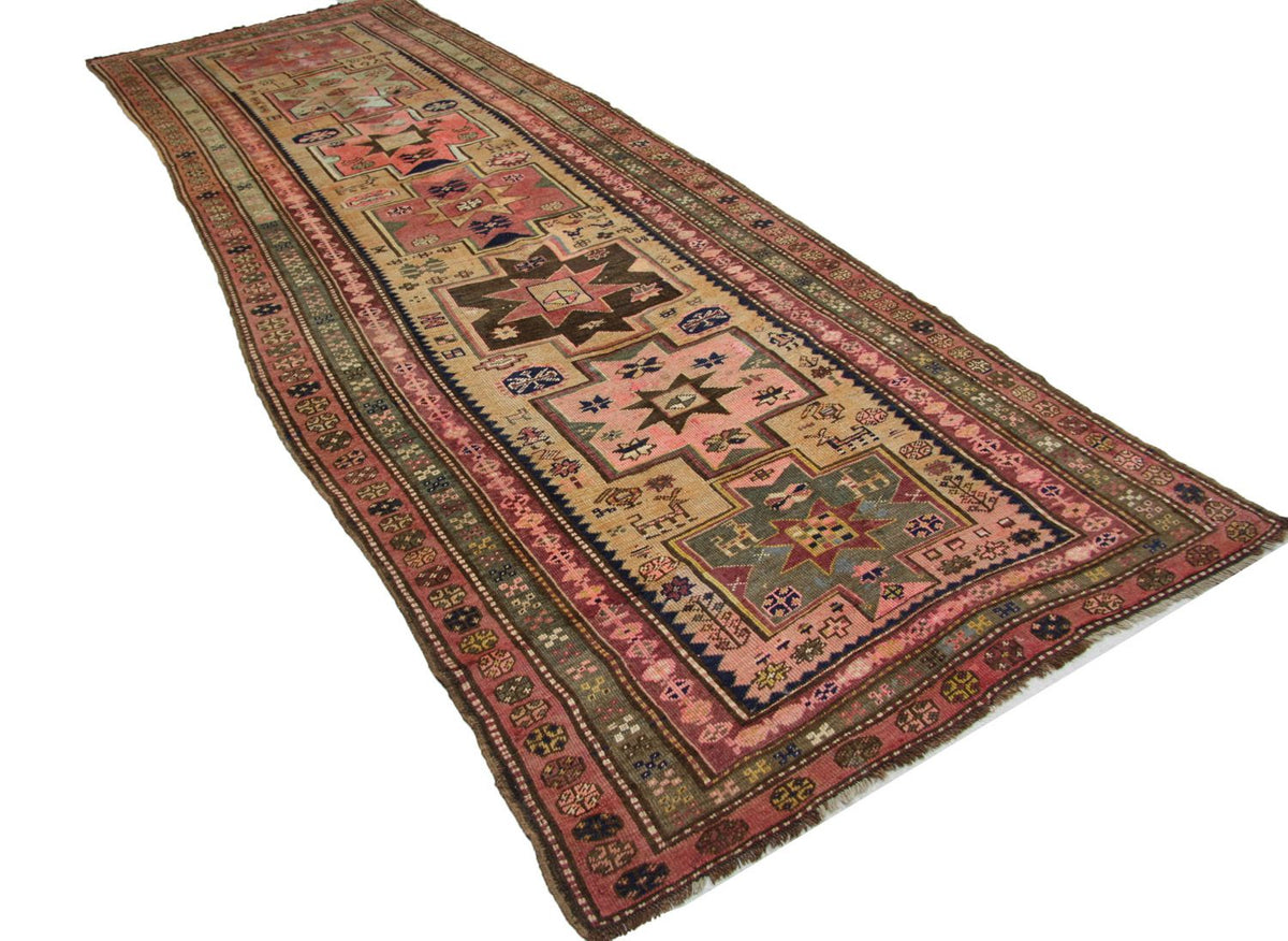 Ziegler Teppich - Kazak 390 x 148 cm - mehrfarbig