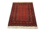 Afghan Teppich 193 x 134 cm - rot