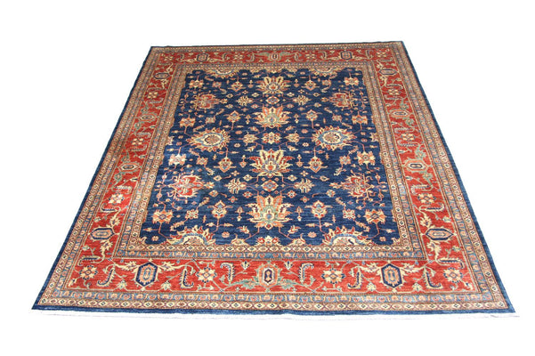 Ziegler Teppich - Kazak 303 x 246 cm - blau