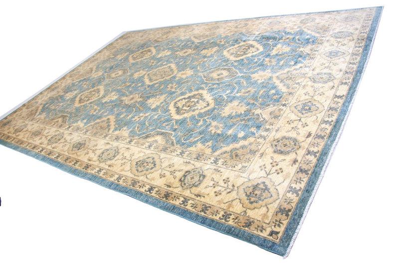 Ziegler Teppich 375 x 269 cm - blau