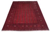 Afghan Teppich - Buchara 338 x 258 cm - rot