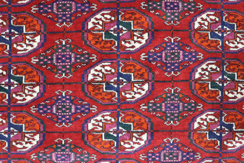 Afghan Teppich - Buchara 180 x 123 cm - rot
