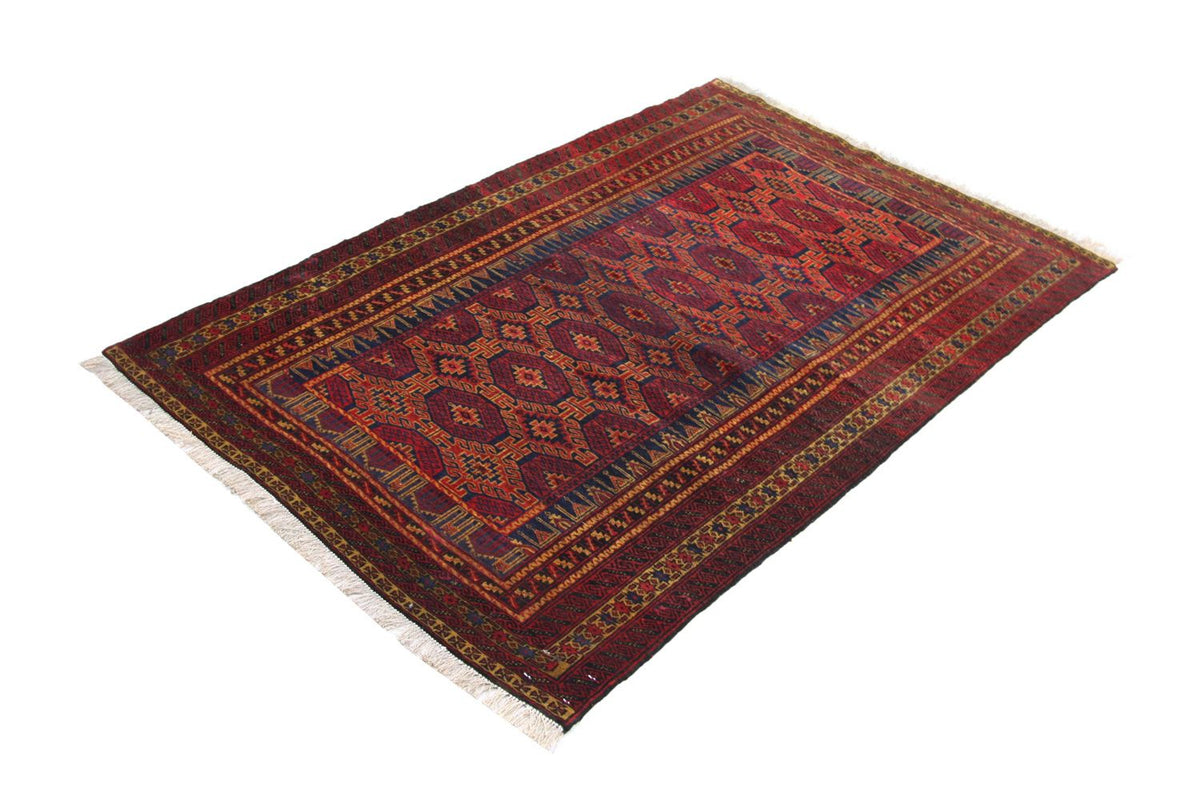Afghan Teppich 152 x 95 cm - rot