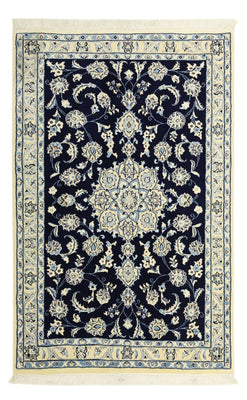Perserteppich - Nain - Royal - Royal - 136 x 89 cm - dunkelblau