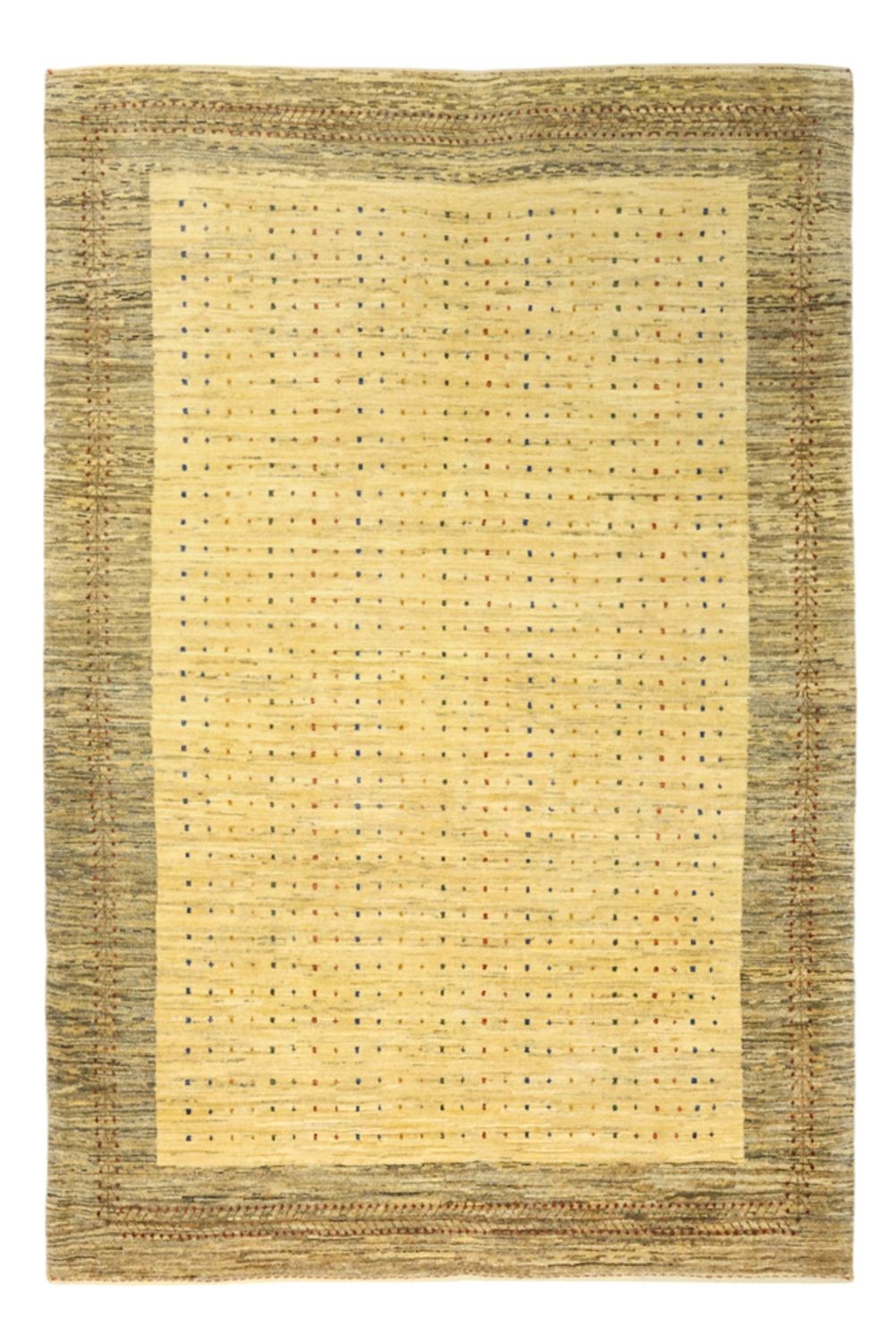 Gabbeh Teppich - Kaschkuli Perser - 174 x 115 cm - hellbeige