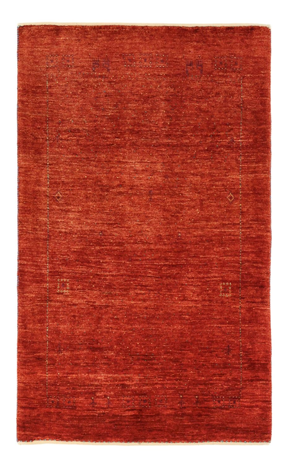Gabbeh Teppich - Kaschkuli Perser - 129 x 80 cm - rot