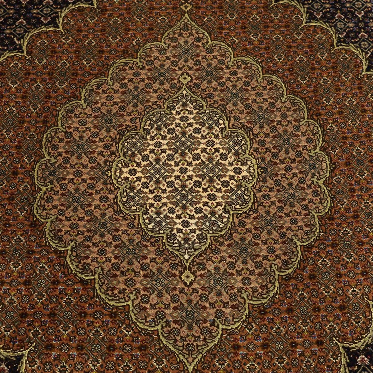 Perserteppich - Täbriz - Royal - Royal - 309 x 199 cm - dunkelbeige