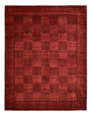 Gabbeh Teppich - Perser - 327 x 259 cm - dunkelrot