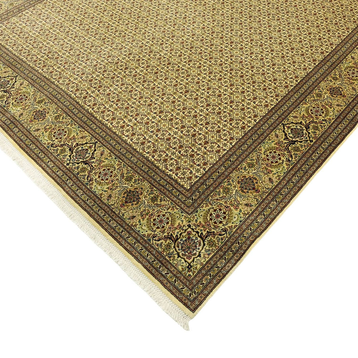 Perserteppich - Täbriz - Royal - Royal - 288 x 201 cm - dunkelbeige
