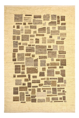 Gabbeh Teppich - Loribaft Perser - 287 x 200 cm - hellbeige