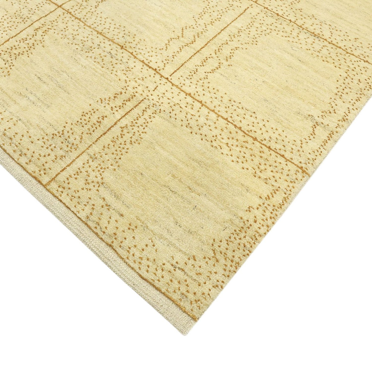 Gabbeh Teppich - Loribaft Perser - 281 x 204 cm - hellbeige