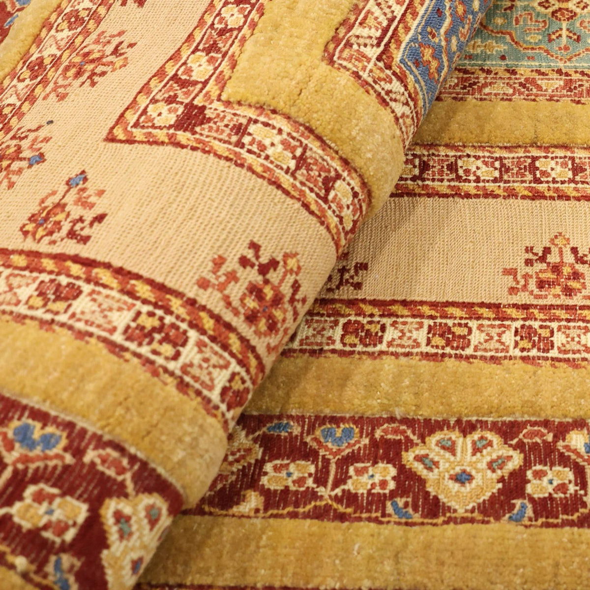 Kelim Teppich - Oriental - 124 x 78 cm - hellbeige