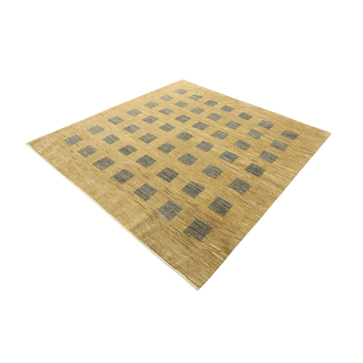 Gabbeh Teppich - Loribaft Perser quadratisch  - 200 x 194 cm - dunkelbeige