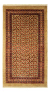 Loribaft Teppich Perser 103x187cm - Orientteppich - Läufer / Braun / 103 x 187 cm Läufer