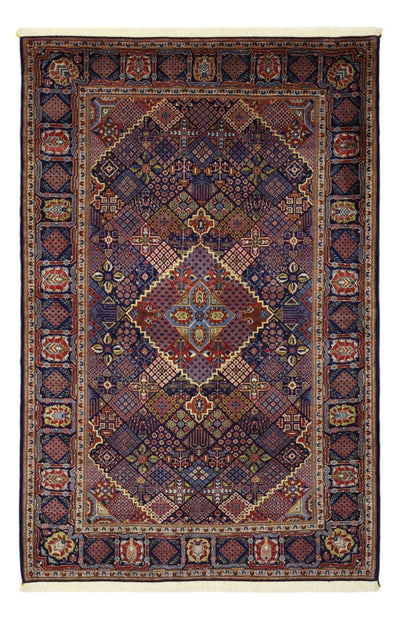 Keshan Teppich 140x215cm - Perserteppich - dunkelblau
