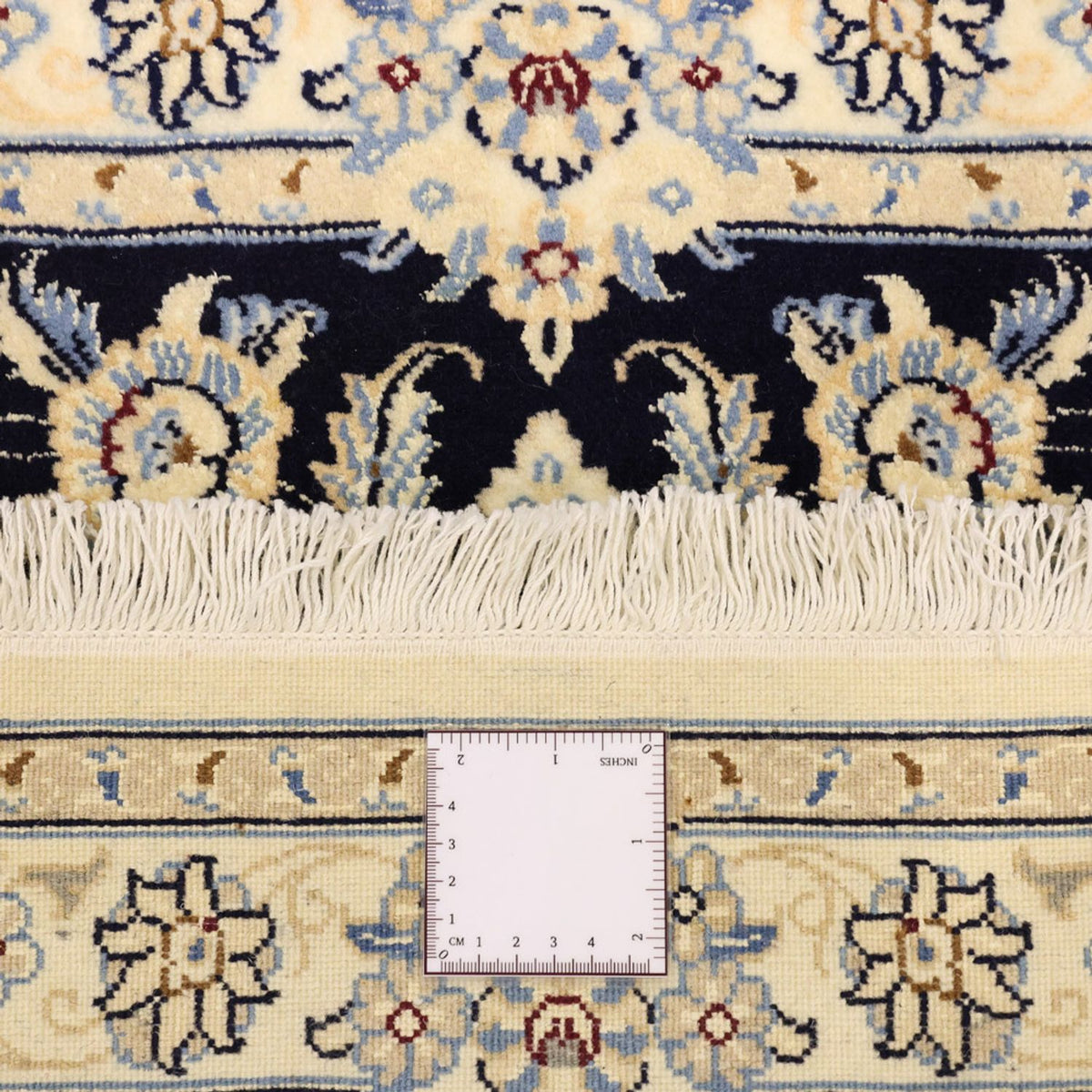 Perserteppich - Nain - Royal - Royal - 136 x 86 cm - dunkelblau
