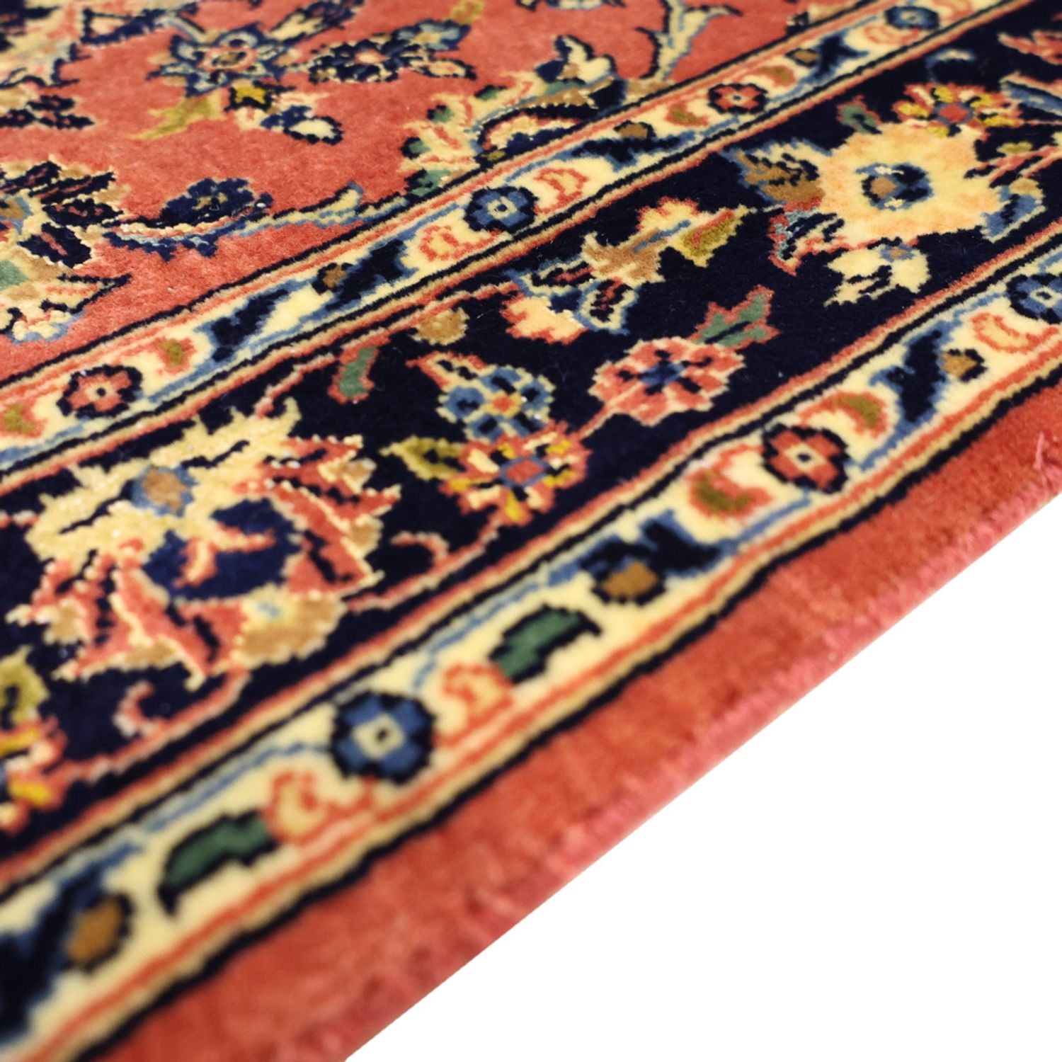 Perserteppich - Keshan - Seidenkette - 122 x 59 cm - rot