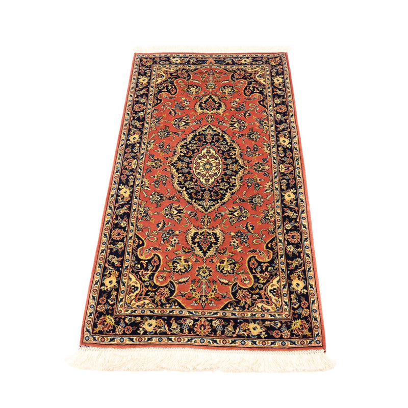 Perserteppich - Keshan - Seidenkette - 122 x 59 cm - rot
