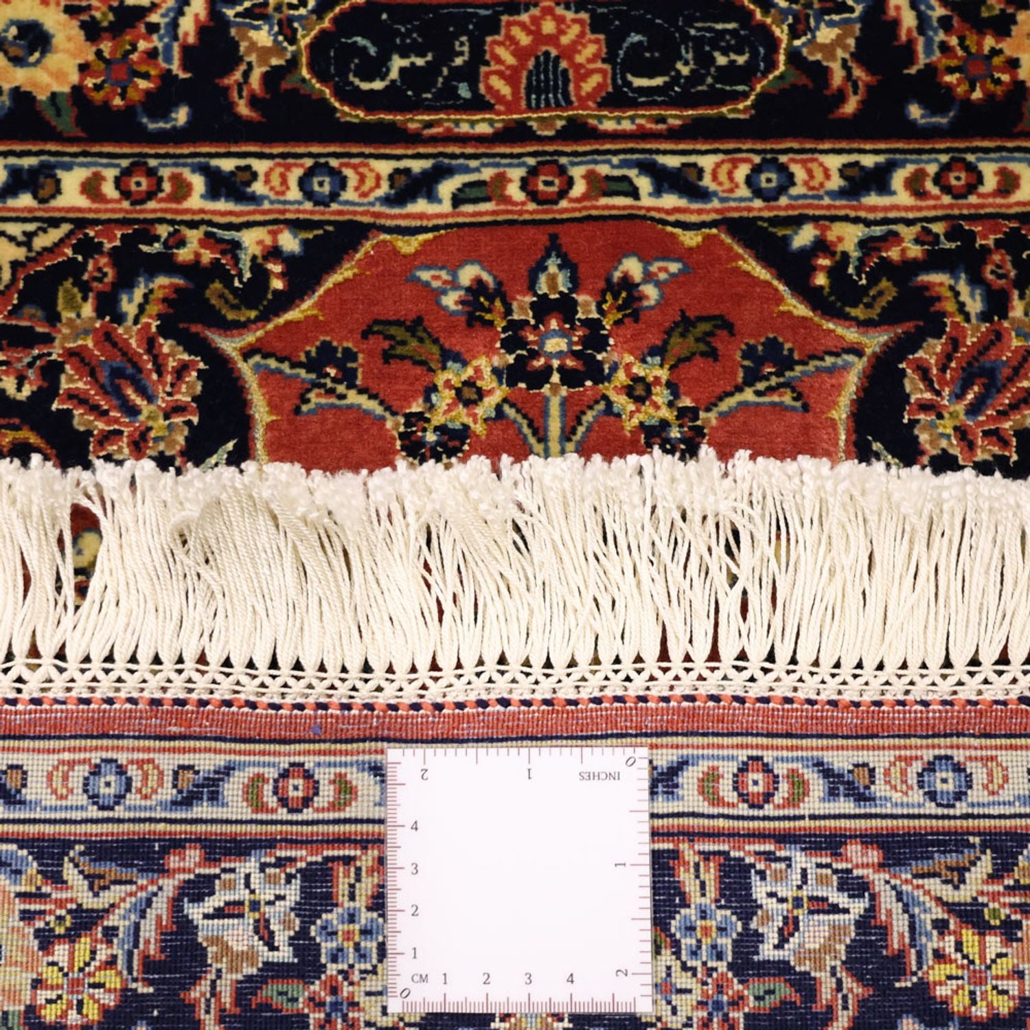 Perserteppich - Keshan - Seidenkette - 122 x 59 cm - rot