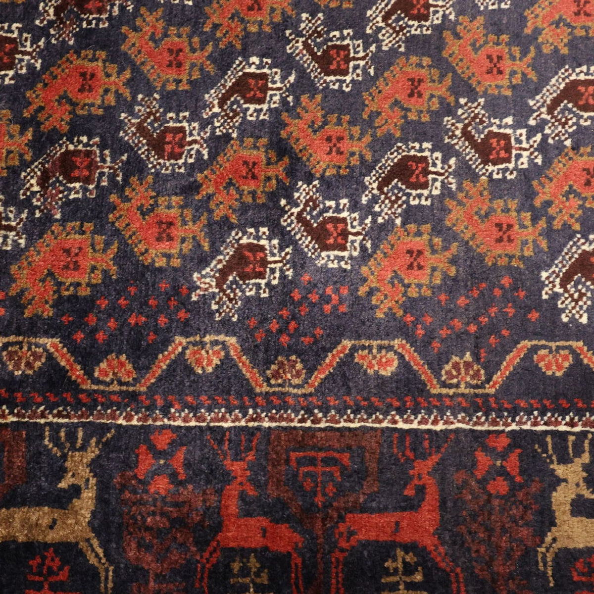 Läufer Belutsch - 210 x 110 cm - mehrfarbig