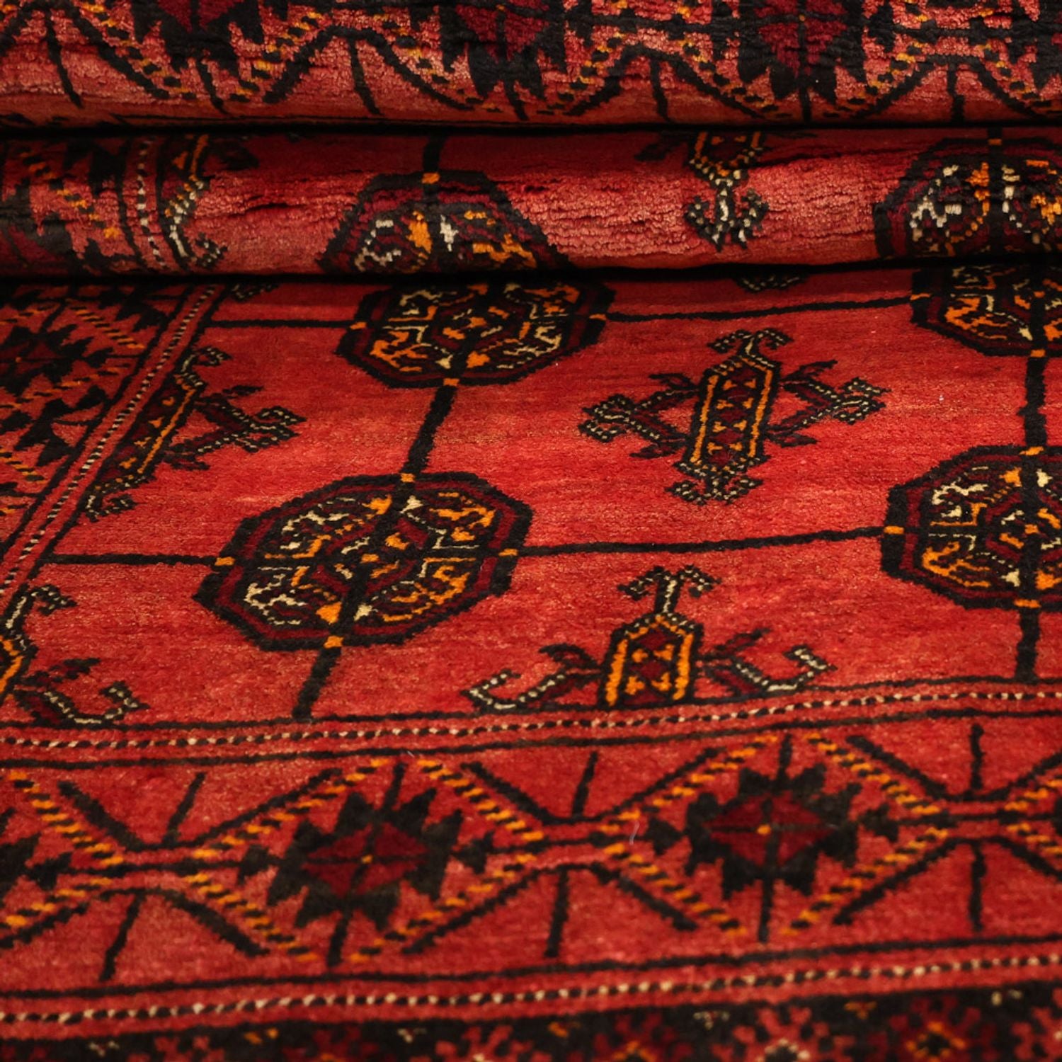 Belutsch Teppich - 212 x 133 cm - rot