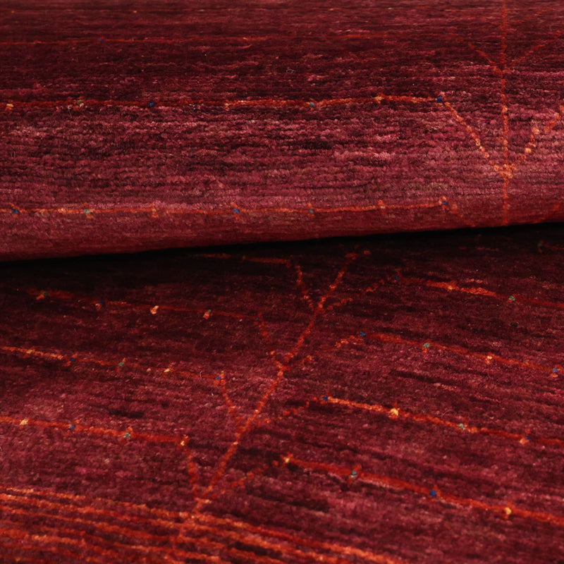 Gabbeh Teppich - Kaschkuli Perser - 130 x 81 cm - dunkelrot