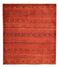 Gabbeh Teppich - Kaschkuli Perser quadratisch  - 112 x 102 cm - mehrfarbig