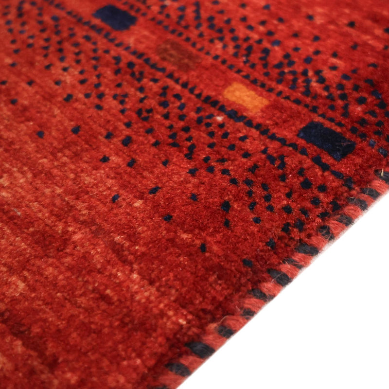 Gabbeh Teppich - Kaschkuli Perser quadratisch  - 112 x 102 cm - mehrfarbig