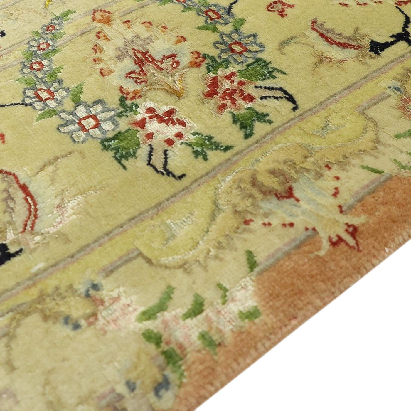 Täbriz - 50 Raj Teppich 188x153cm - Perserteppich