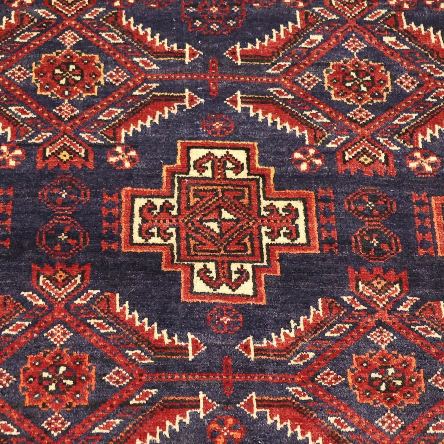 Belutsch Teppich - 192 x 105 cm - dunkelrot