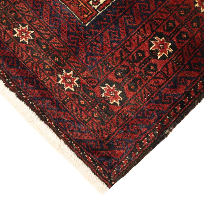 Belutsch Teppich - 192 x 105 cm - dunkelrot