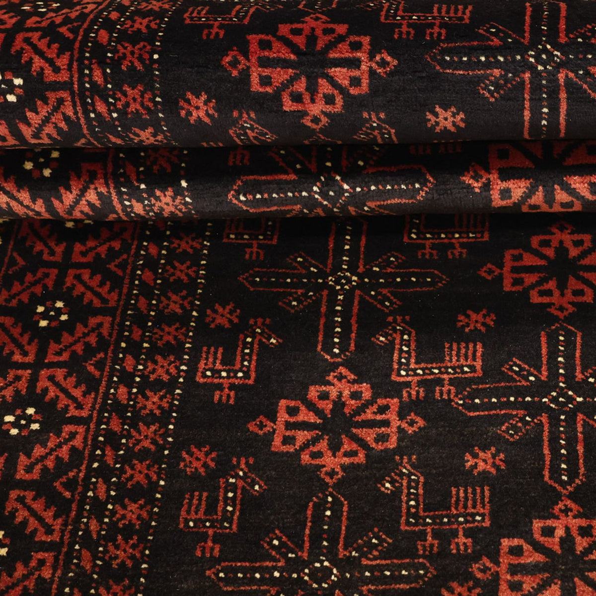 Läufer Belutsch - 197 x 105 cm - dunkelrot