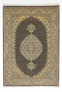 Perserteppich - Täbriz - Royal - 147 x 100 cm - dunkelbeige