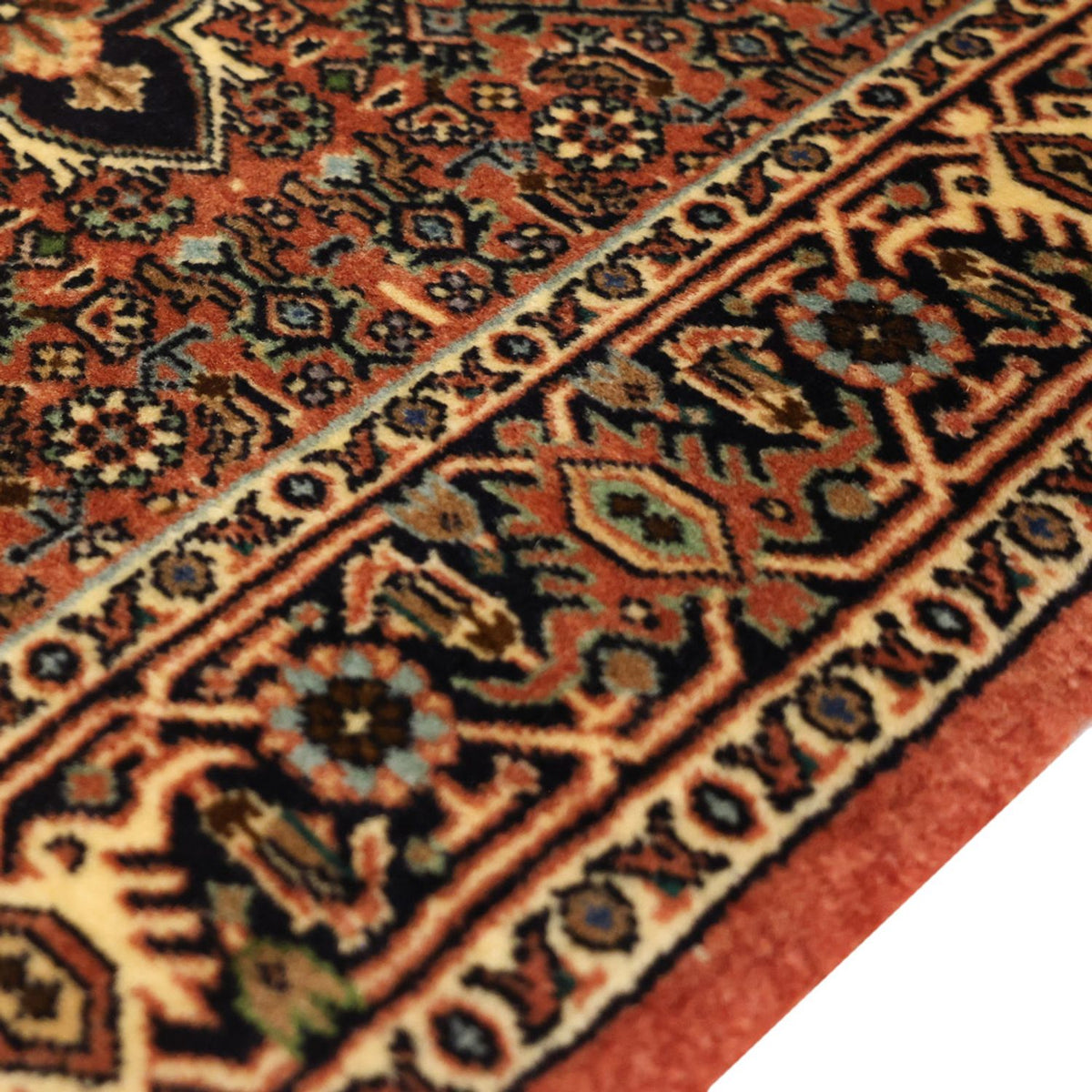 Perserteppich - Bidjar - 133 x 73 cm - dunkelbeige