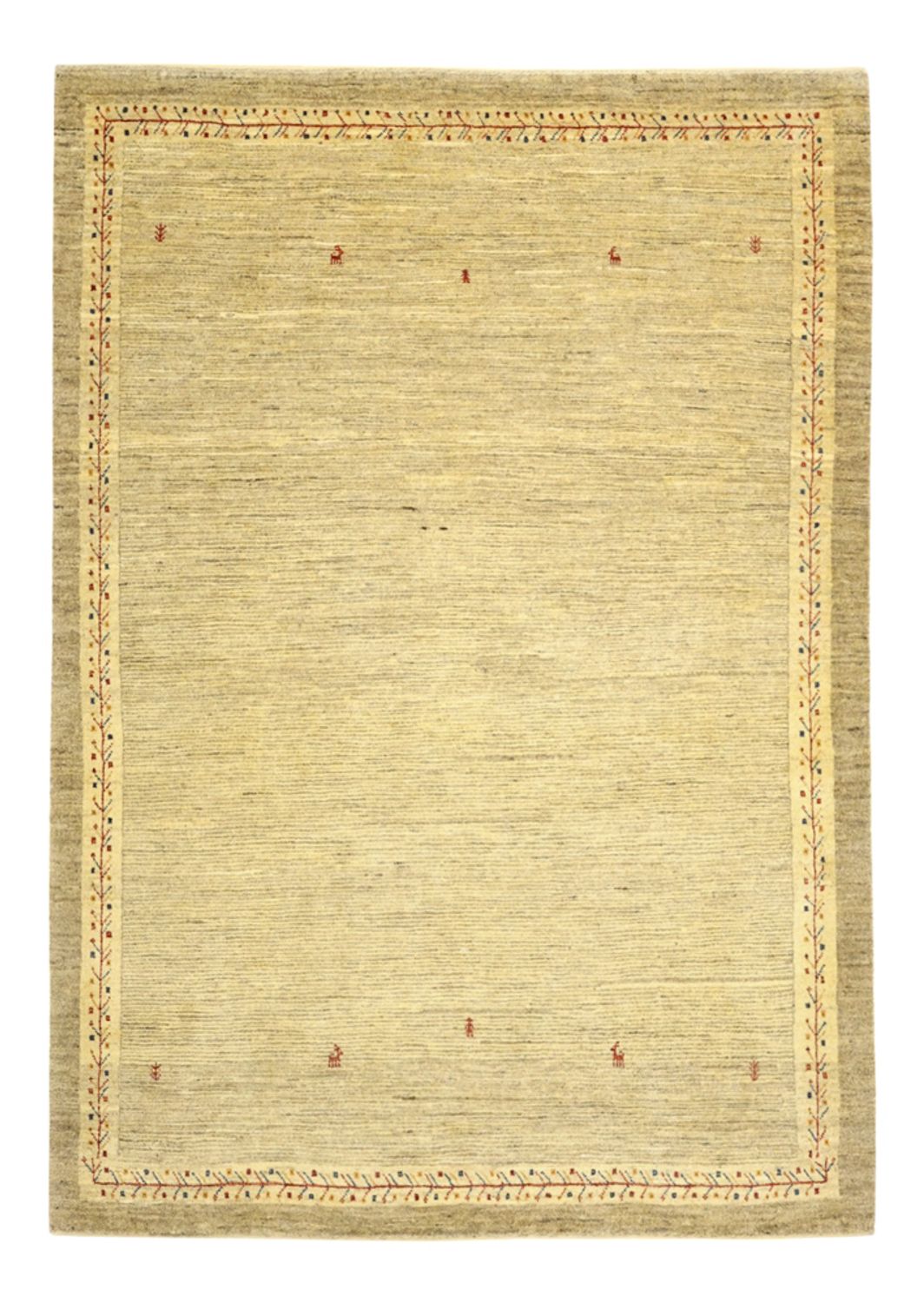 Gabbeh Teppich - Kaschkuli Perser - 158 x 112 cm - beige