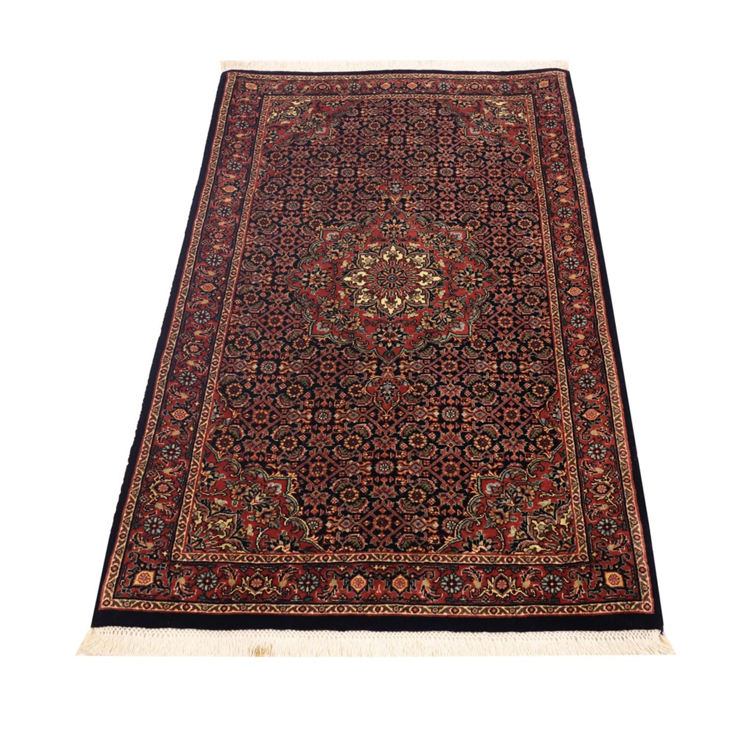 Perserteppich - Bidjar - 131 x 79 cm - dunkelrot
