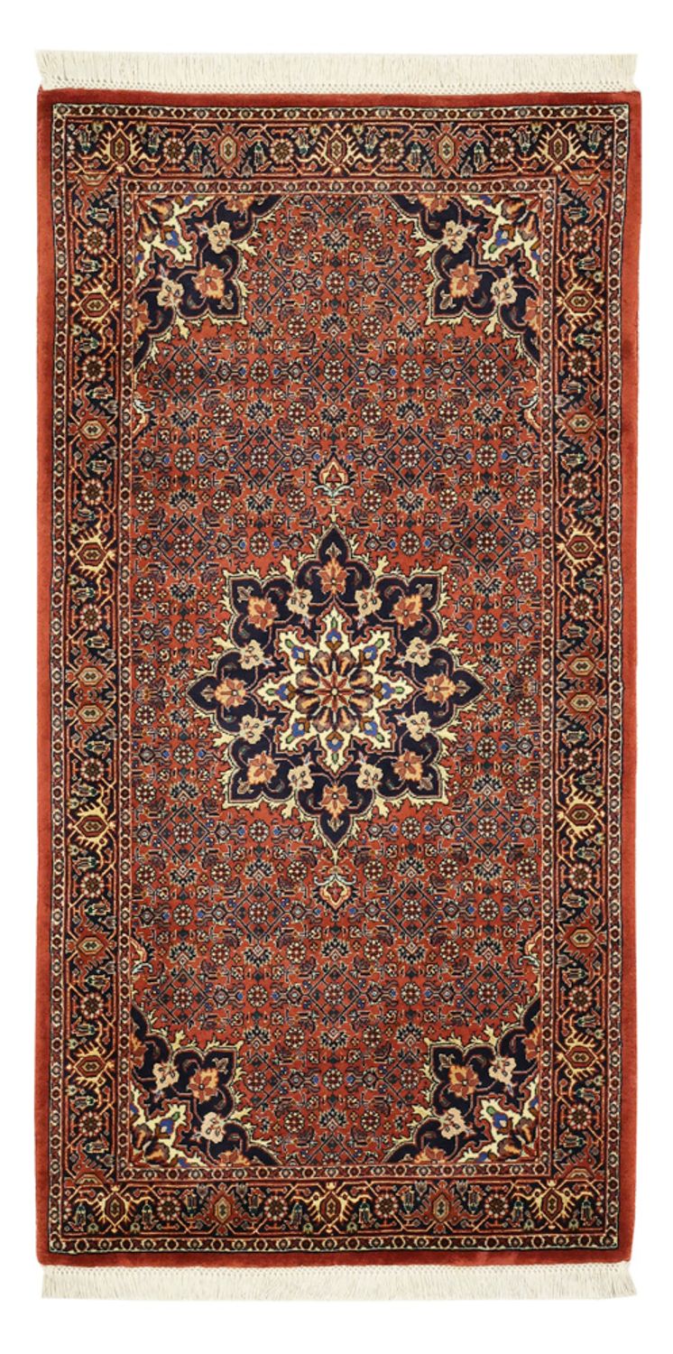 Perserteppich - Bidjar - 139 x 68 cm - dunkelrot