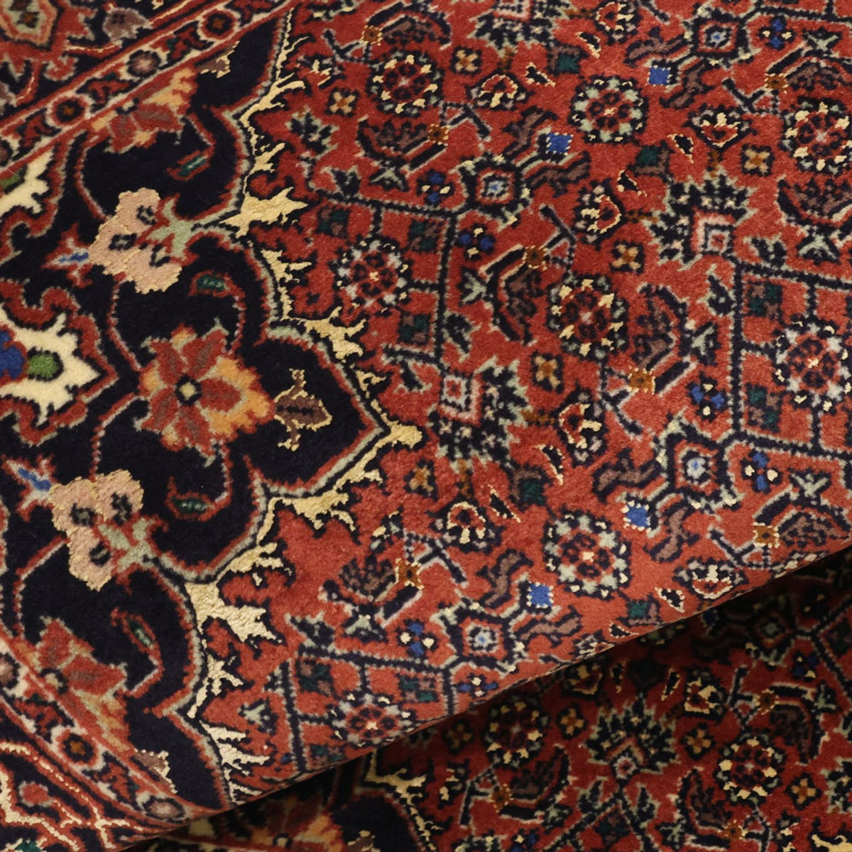 Perserteppich - Bidjar - 139 x 68 cm - dunkelrot