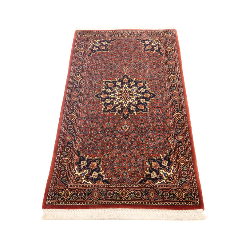 Perserteppich - Bidjar - 139 x 68 cm - dunkelrot