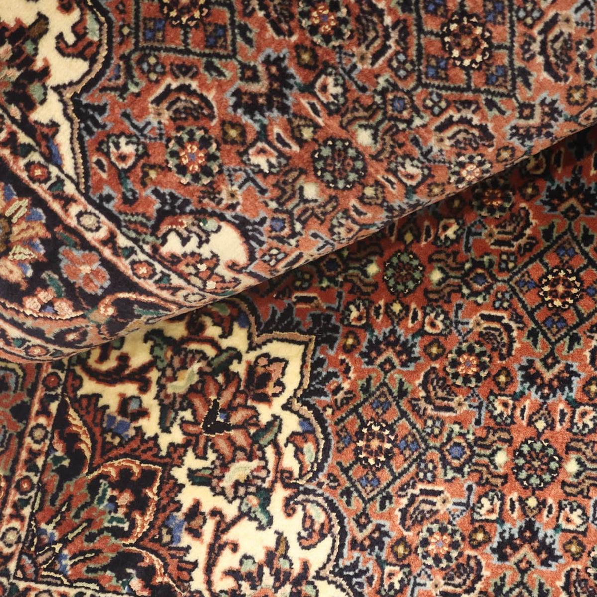 Perserteppich - Bidjar - 144 x 70 cm - dunkelbeige