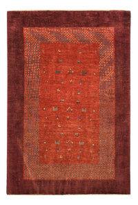 Gabbeh Teppich - Kaschkuli Perser - 157 x 104 cm - rot