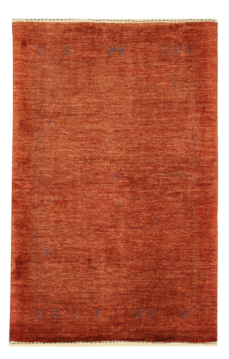Gabbeh Teppich - Kaschkuli Perser - 122 x 79 cm - dunkelrot