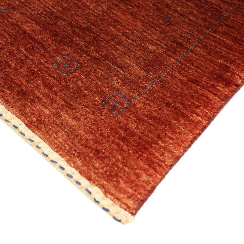 Gabbeh Teppich - Kaschkuli Perser - 122 x 79 cm - dunkelrot